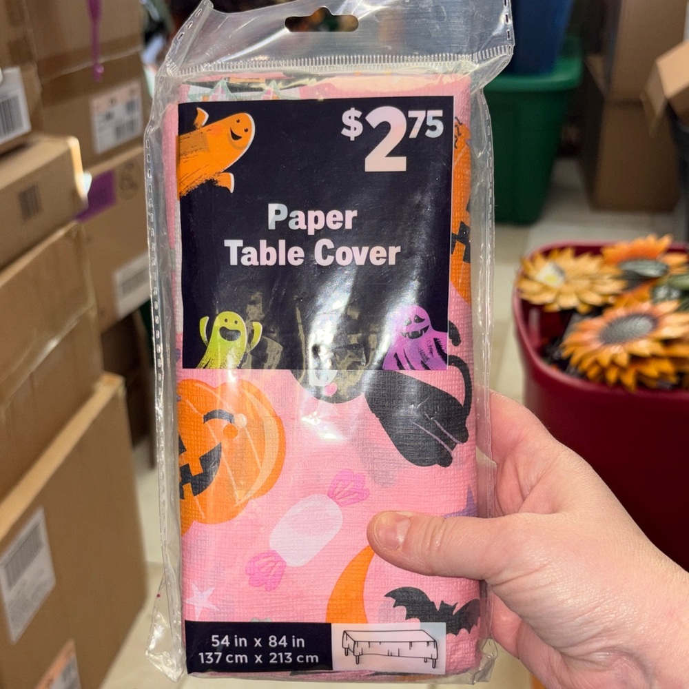 5/$10 Halloween Paper Table Cover
